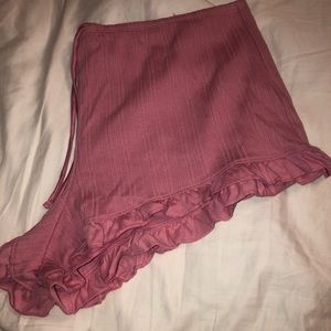 victoria secret ribbed sleep shorts